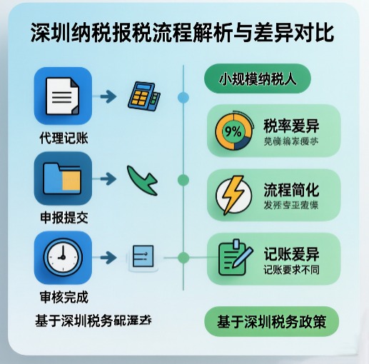 深圳一般納稅人代理報(bào)稅記賬全流程解析與小規(guī)模納稅人差異對比